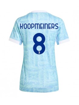 Zenske Futbalové oblečenie Juventus Teun Koopmeiners #8 2025-26 Krátky Rukáv - Preč Zenske Futbalové oblečenie Juventus Teun Koopmeiners #8 2025-26 Krátky Rukáv - Preč